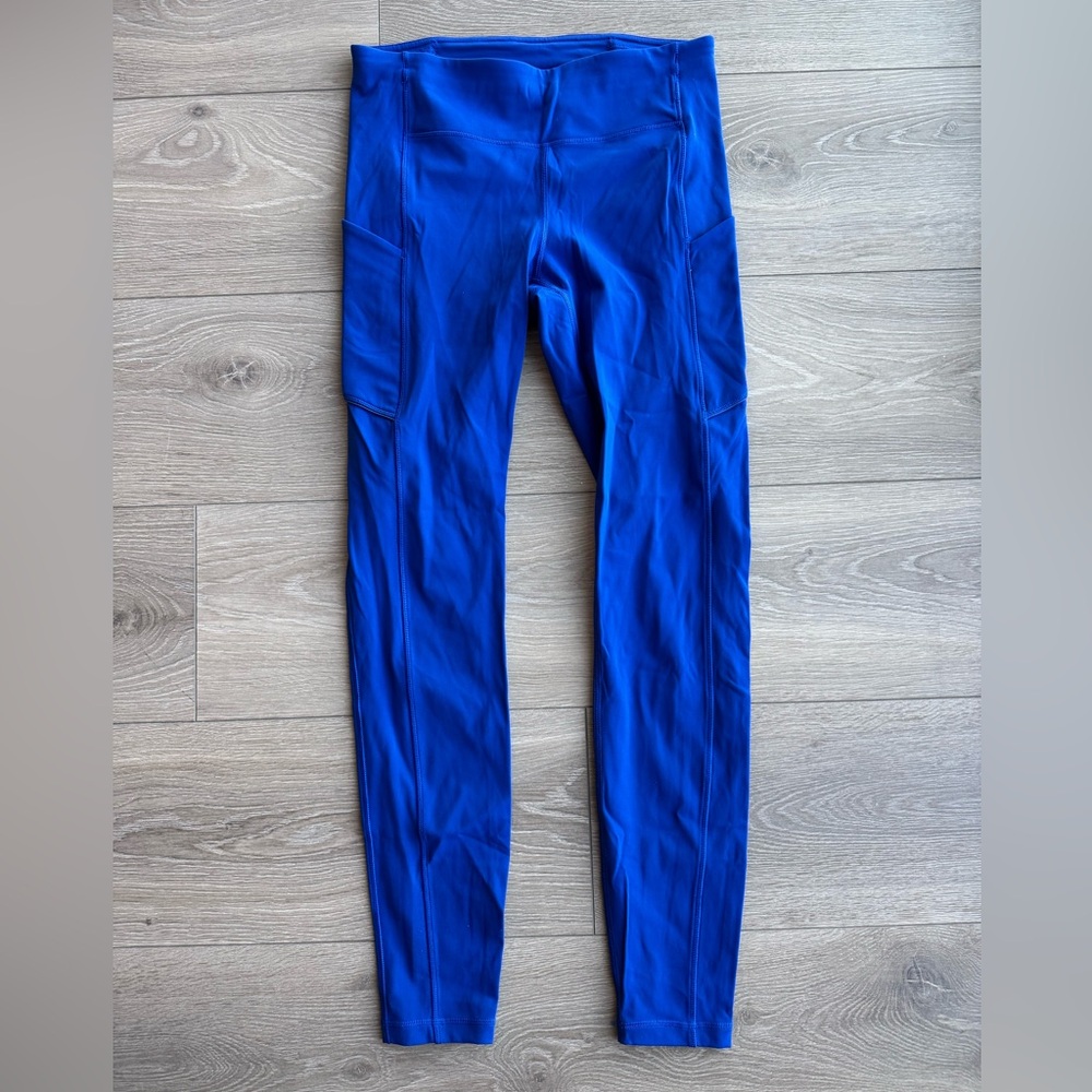 Lululemon Cobalt Blue Speed Up Legging (Size 6 LW5AVDSZ40417)